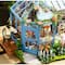 Wizardi Miniature Roombox: Rose Garden Tea House Dollhouse Kit